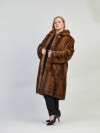 Шуба норковая б/у PEARL FUR 54-56р классика без капюшона