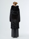 Шуба норковая б/у SMSK Furs 42-44р с капюшоном ,с поясом