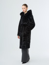 Шуба норковая б/у SMSK Furs 42-44р с капюшоном ,с поясом