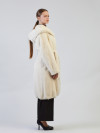 Шуба норковая б/у AVANTI FURS 44р с капюшоном модель кокон с поясом