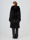 Шуба норковая б/у Vito Ponty р44  черная без капа