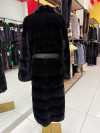 Шуба норковая б/у Fellicci BlackGlama  с английским воротником 46р