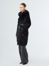 Шуба норковая б/у Anabella Furs р 42-44 с кап кожаный пояс