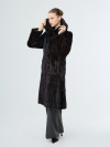 Шуба норковая б/у SHANTAI FINI Furs 44р с капюшоном