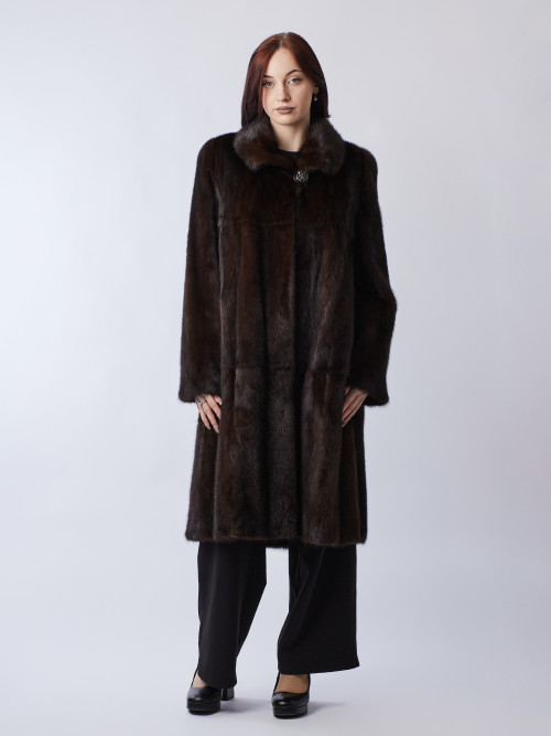 Шуба норковая б/у Fruse раз 48 классика без капа