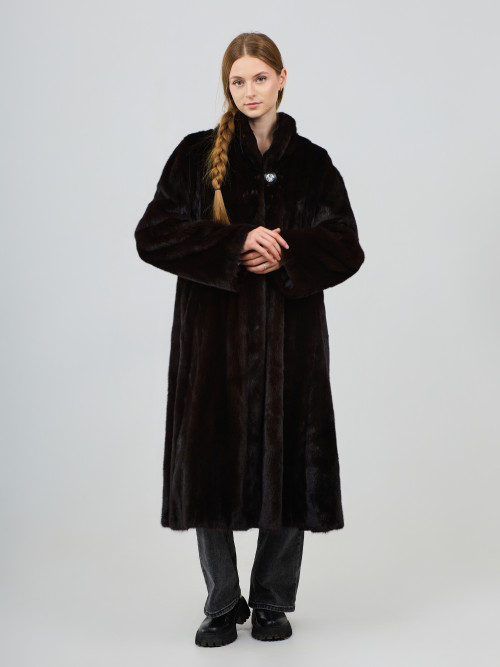 Шуба норковая б/у VISONE Mink 50-52р без капюшона