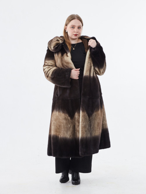 Шуба норковая б/у BOYOU MAEIER 48-50р без капюшона