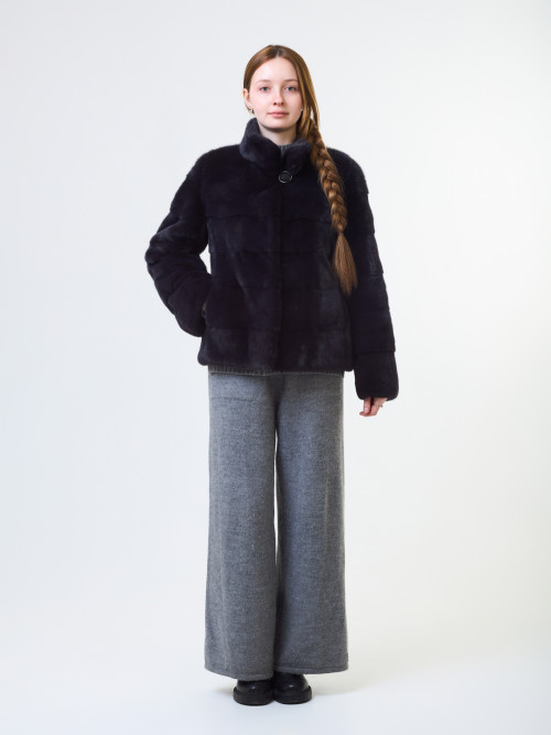 Шуба норковая б/у BAGIRA 48р ворот стойка поперечка короткая