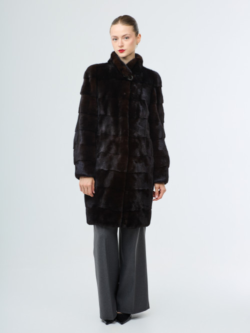 Шуба норковая б/у JingWinfurs раз 42-44 поперечка стойка