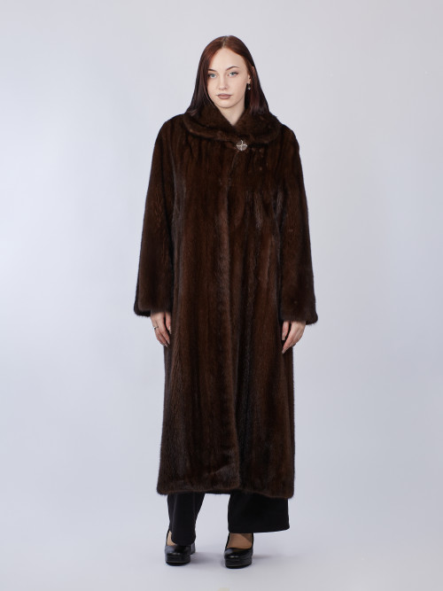 Шуба норковая б/у IMPERIA FURS 46-48р.без капюшона