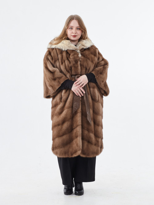 Шуба норковая б/у Marko Varny раз 48-52 кап рысь