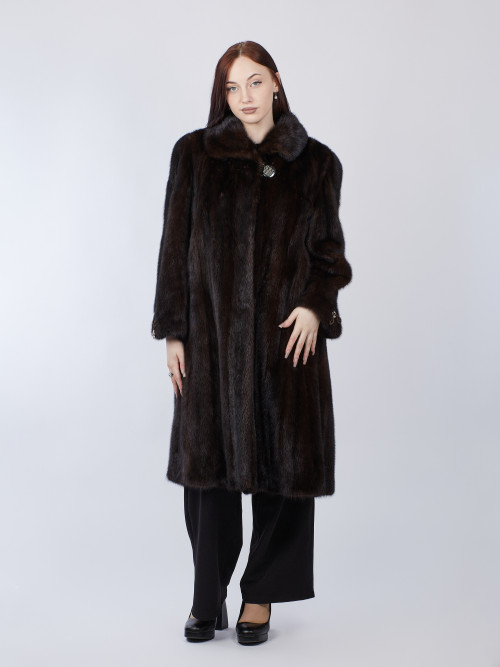 Шуба норковая б/у RAINBOW 50-52р без капюшона классика