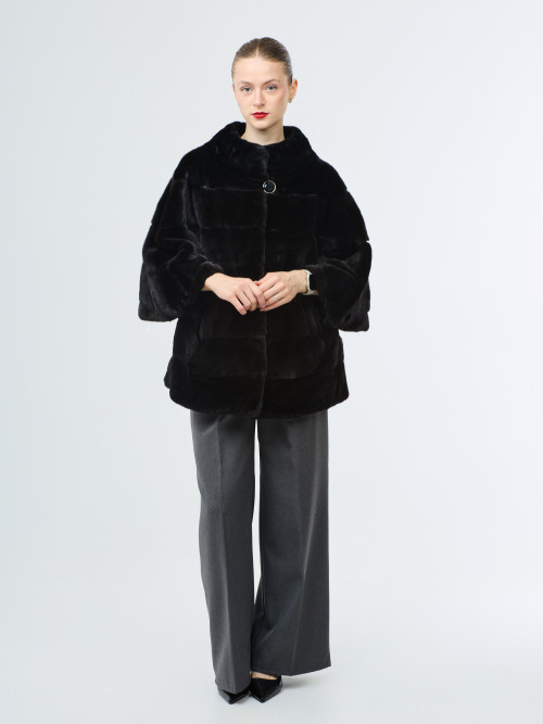 Шуба норковая б/у Ego раз 42-44 поперечка короткая