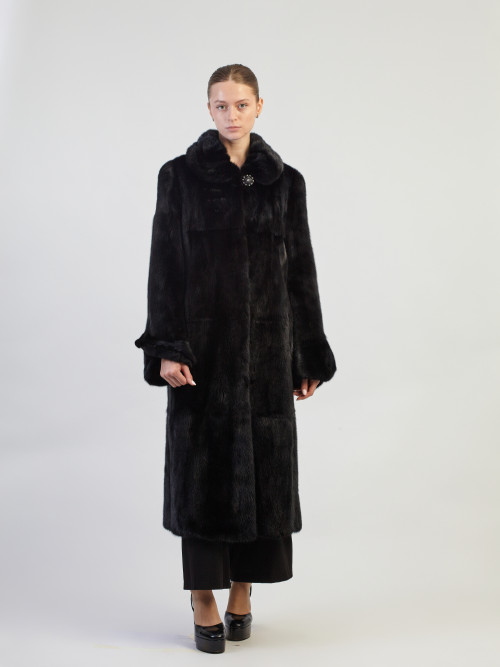 Шуба норковая б/у Athena Special 46-48р без капюшона классика