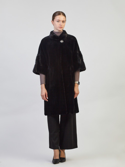 Шуба норковая б/у Gelisney ворот- стойка 42-44 р