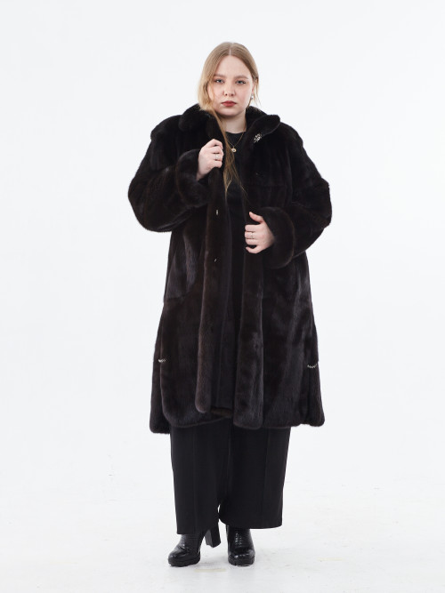 Шуба норковая б/у kapengagen fur 50-52р  классика без кап.