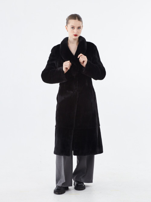 Шуба норковая б/у IMPERIA FURS 44-46р шалевый воротник