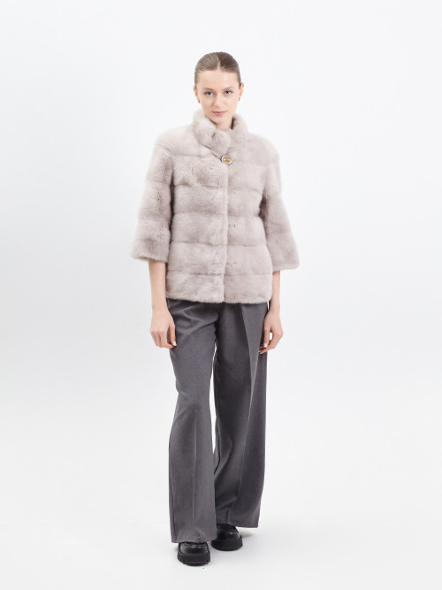 Шуба норковая б/у 44-46р стойка ворот  короткая поперечка