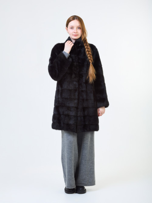 Шуба норковая б/у Шубкин Дом 44р поперечка , ворот стойка